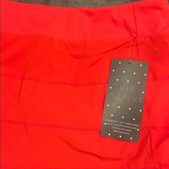 Tennis Skirt Red - Picture 4 of 5